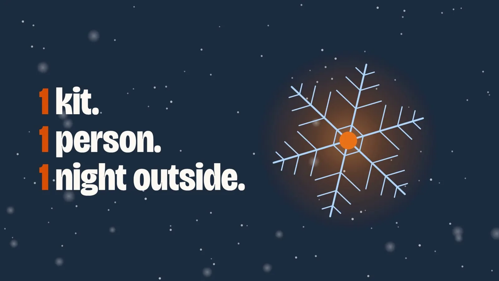 Frame from They Need Warmth, a brand film for Engage & Change