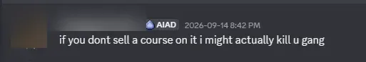A message sent to Jaden