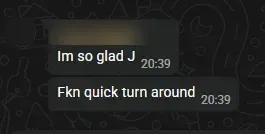 A message sent to Jaden